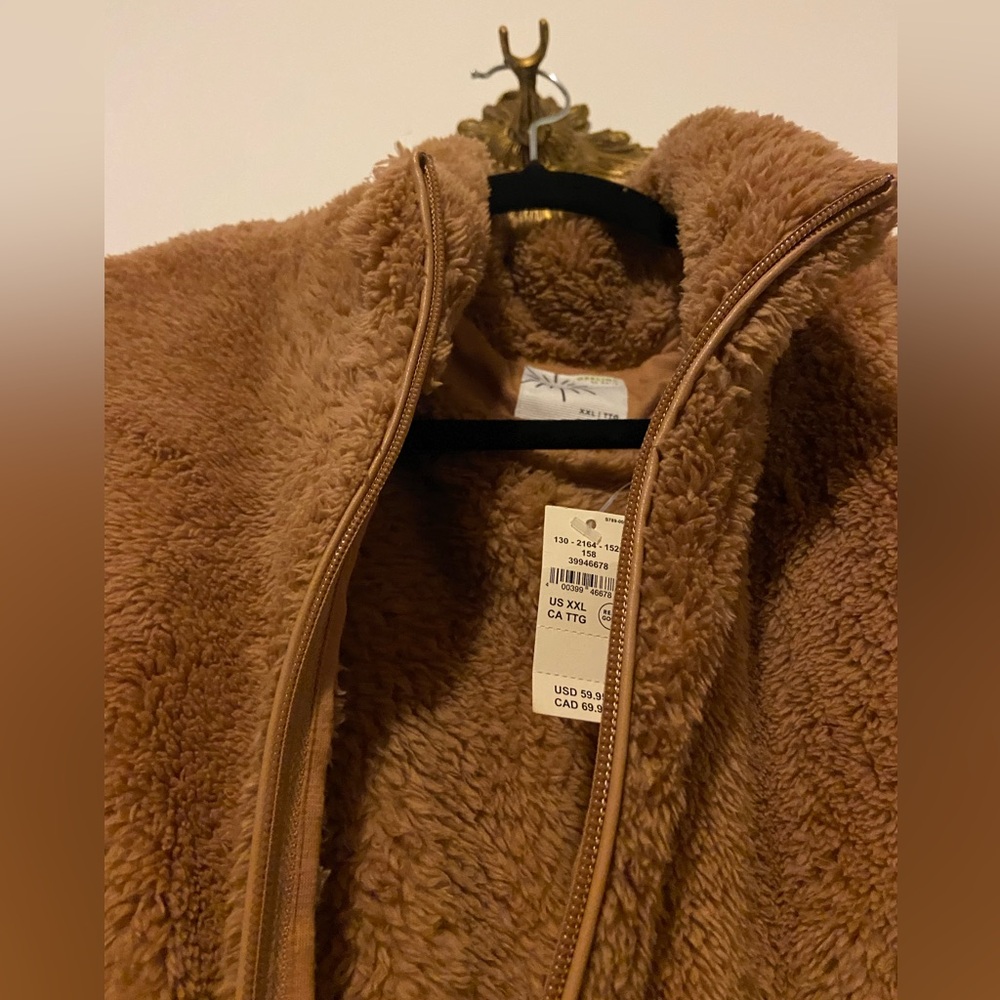 American Eagle Teddy Fleece Half Zip - Picture 5 of 5
